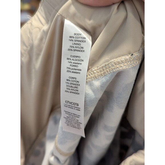 Zenergy by Chico's Size Large (2) Leopard Print Athletic Leggings - Picture 6 of 8